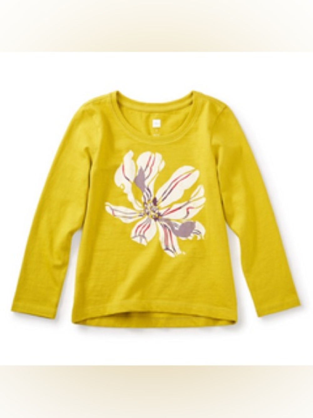 NEW Tea Collection Katozome-shi Graphic Tee Citronelle size 3